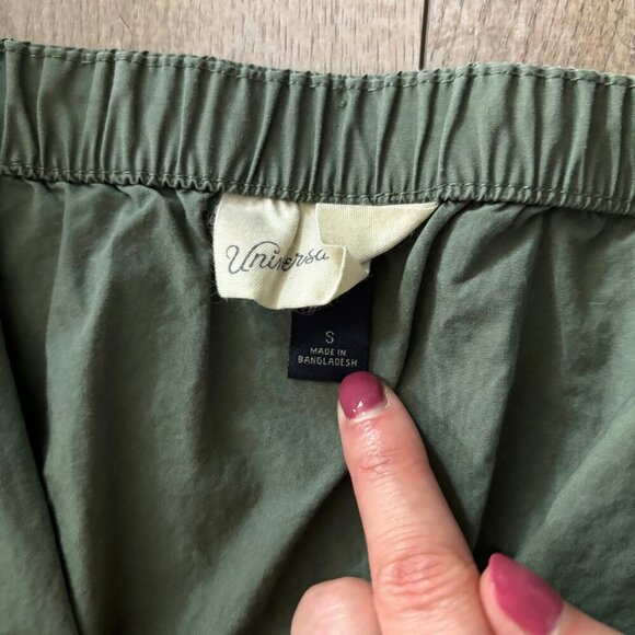 Universal Thread Maxi Cargo Jumpsuit Olive Green Womens Small Streetwear Y2K - Picture 5 of 15